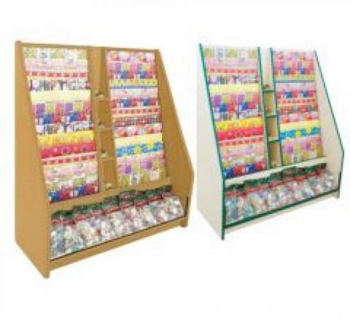 Click Here To Enlarge This Photo Of Gift Wrap Ladder Display Unit