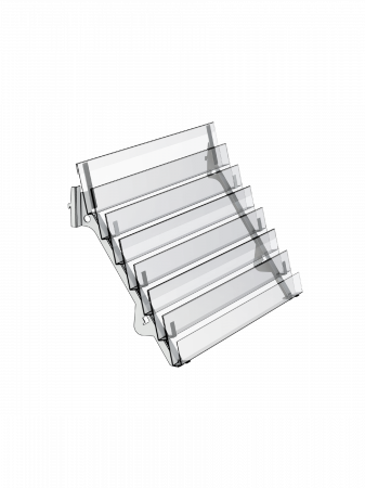 Click Here To Enlarge This Photo Of Bartuf - 7 Tier 35&sol;35&sol;35&sol;35&sol;35&sol;35&sol;35mm Magazine Shelf