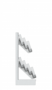 Bartuf 7 Tier Super Low Gondola Magazine Bay