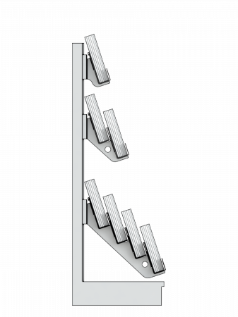 Click Here To Enlarge This Photo Of Bartuf 7 Tier Super Gondola Magazine Bay