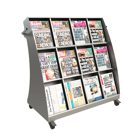 Click Here To Enlarge This Photo Of Bartuf Slimline Outside News - 12 facings