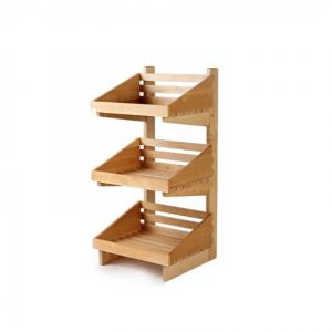 3 Tier Wooden Floor Display Stand