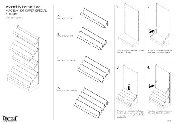 Click Here To Enlarge This Photo Of Bartuf 10 Tier Super Plus Magazine Bay