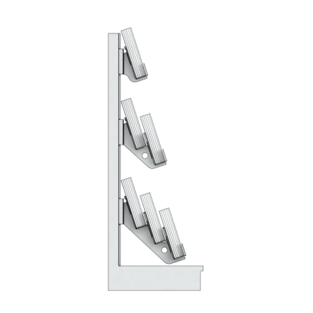 Click Here To Enlarge This Photo Of Bartuf 6 Tier Super Gondola Magazine Bay