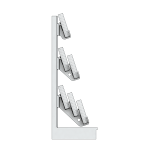Bartuf 6 Tier Super Gondola Magazine Bay