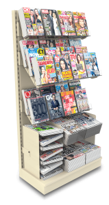 Bartuf 11 Facings Flexi-News 3QTR Magazine Wall Bay