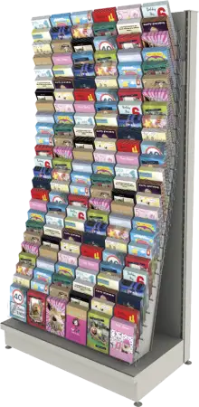 Click Here To Enlarge This Photo Of Bartuf 3 Tier Greeting Card Shelving