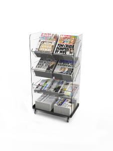 Bartuf Flexi-News Twin Tower Newspaper Display