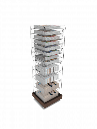 Click Here To Enlarge This Photo Of Bartuf Multi Volume Tower Newspaper Display