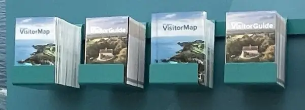 Click Here To Enlarge This Photo Of Aluminium Brochure Holders with Rails