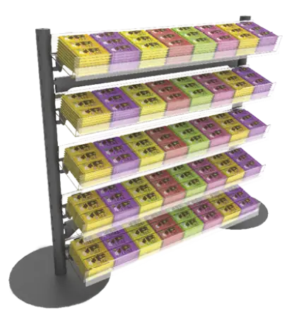 Click Here To Enlarge This Photo Of Bartuf Queue Management Confectionery Shelving