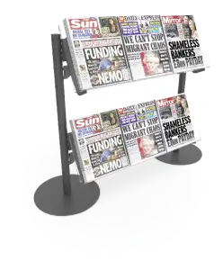 Bartuf Queue Management Newspaper Shelves