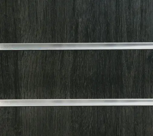 Click Here To Enlarge This Photo Of Jet Oak Slatwall Panels - 2400mm x 1200mm