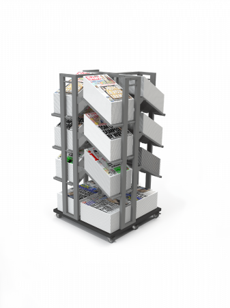 Click Here To Enlarge This Photo Of Bartuf Dual Angle Newspaper Cube